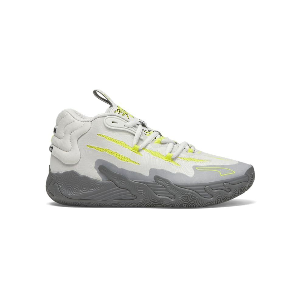 PUMA Kids Mb.03 Hills Basketball Sneakers,Grey , 6